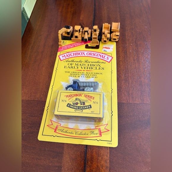 Ertl Die Cast Mini Construction Car Toys 1991 Lot And A Brand New Matchbox - Picture 15 of 15